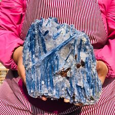 5.14LB Rare Natural beautiful Blue Kyanite with Quartz Crystal Specimen Rough picture
