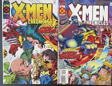 X-Men Chronicles #1 #2 Complete Set Age Of Apocalypse Magneto Leads The X-Men picture