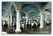 c1910s The Cafe, Hotel Green, Pasadena, California CA Antique Unposted Postcard picture