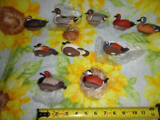 Jett Brunet Ducks Unlimited Mini Decoys Rare 2001 03' Lot Of 10 Figures picture