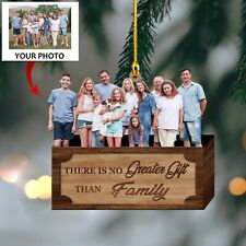 Custom Photo Family Christmas Ornament, Xmas gifts, Christmas home decor picture