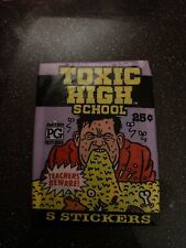 1991 Topps TOXIC HIGH SCHOOL single  Pack picture