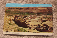 Pueblo Bonito Birdseye View NM New Mexico 1950's Chaco Canyon Area Postcard picture