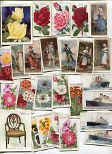 101 ASSORTED TOBACCO CIGARETTE CARDS ALL W.D. & H.O. WILLS LOT picture