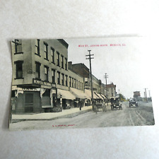 G123 Antique Postcard Illinois IL Main Street Looking North Mendota picture