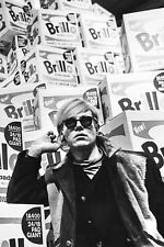 Andy Warhol in Sunglasses - Brillo Boxes - 4 x 6 Photo Print picture