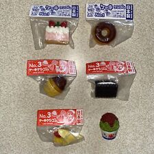 6 NEW Japanese Iwako Cake Eraser Puzzles Sealed Packages 1 has no package picture