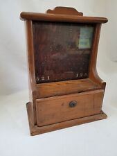 Antique Wooden General Store Trade Stimulator Plinko Style Gambling with Drawer picture