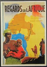 Regards sur L'Afrique Film by Verdier French Repro Ad Vintage Postcard Unposted picture