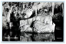 c1950's Crystal Cave Stalagmites Bermuda RPPC Photo Postcard picture