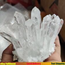 150g Large Natural White Clear Quartz Crystal Cluster Mineral Rock Healing Stone picture