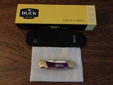 Buck Purple Bone Script 112 Ranger Lockback Knife picture