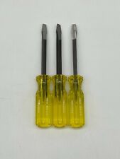 Vintage Irwin 400-S-4 Pack of 3 Slotted Screwdrivers, NEVER USED picture