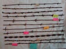 Antique Barbed Wire, 11 DIFFERENT PIECES, Excellent starter bundle , Bdl #60 picture