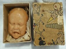 ANTIQUE 1920'S KIRK SOAP HAPPY/SAD FACE BAR IN ORIGINAL BOX NEVER USED picture