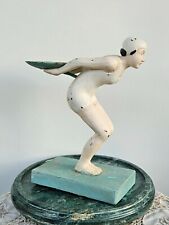 Vintage Art Deco Swimmer Diver Figurine 1930s Rare picture