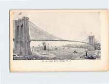 Postcard East River Bridge New York City New York USA picture
