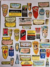 Lot of 44 Vintage 1930s Beauty Cosmetic Hair Labels Buerger Denver CO. picture