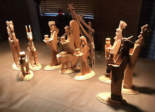 Nativity Manger Set - 10 Pc Handmade Wooden picture