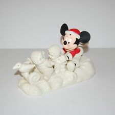 2003 DEPT 56 Disney A MAGICAL SLEIGH RIDE WITH MICKEY Large Snowbabies 75th picture