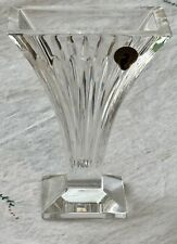 Waterford Crystal Clarion Fan Vase.  Excellent Condition. With Label. picture