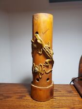 Vintage Hand Made Bamboo Incense Holder made by the Quechua in Ecuador ca 1990's picture
