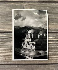 Vintage 5.25” x 3 5/8” Black And White Building Church Photo  picture