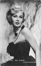 1953 MGM Movie Actress Zsa Zsa Gabor RPPC Photo Metro Goldwyn 7034 picture