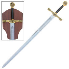 KING ARTHUR LEGEND OF THE SWORD EXCALIBUR STAINLESS STEEL - EDITION NEW GOLDEN picture