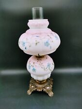 Antique Consolidated Floral Oil Lamp GWTW picture