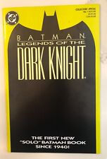 Batman Legends of the Dark Knight #1 (1989) Yellow-Great Condition /See Pictures picture
