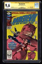 Daredevil #181 CGC NM+ 9.6 SS Signed Frank Miller Death of Elektra Kingpin picture