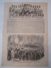 1851 THE ILLUSTRATED NEWS OF THE WORLD - 8 PAGES - 16