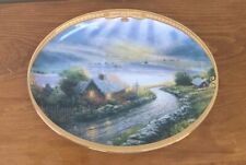 Collector Plate Thomas Kinkade Scenes of Serenity Emerald Isle Cottage Oval picture