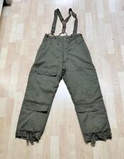 Vtg WW2 40's US Army Air Force A-9 Cold Weather Flight Pants sz 36 w/ Suspenders picture