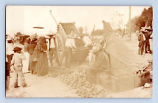RPPC 1910. SCENE AT CARDENAS. UNLOADING ORANGES. POSTCARD. GG18 picture