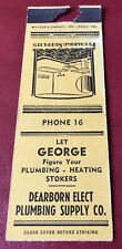 Matchbook Cover Dearborn Elect Plumbing Supply Co. picture