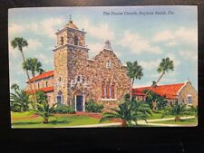 Vintage Postcard 1938 The Tourist Church Daytona Beach Florida picture