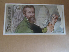 Rare Stollwerck 1908 MICHELANGELO Trading Card  Gruppe 426 N° III picture