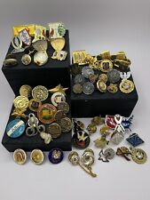 50+ Vintage  Pins Collectible Souvenir Lapel Hat Enamel Metal Pins MIXED LOT picture