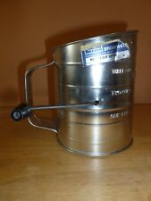 Vintage Leigh Bromwell's  no. 39 3 cup measuring sifter picture