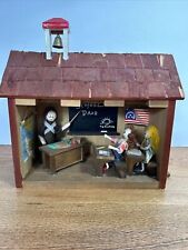 Vintage Enesco Imports 1975 School Room House Diorama Wall Hanging 3D picture