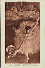E. Degas Danseuse Dancing Girl Model Vintage Postcard C186 picture