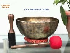 12 Inches Large Full Moon Bowl-Handmade Full Moon Bowl-Tibetan Deep Sound Bowl picture