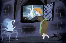 Mary Blair Disney Cinderella Daydreaming in the Tower Concept Poster picture