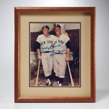 Mickey Mantle Roger Maris New York Yankees Baseball Signed Photograph Framed picture