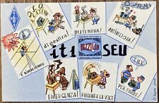 QSL Card - 1965 - Sicily, Italy - it1SEU - Picture Postcard picture