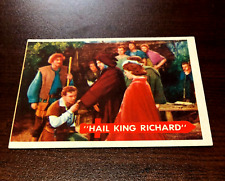 1957 Topps Robin Hood #55 Hail King Richard picture