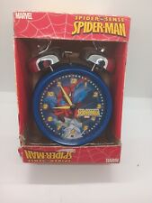 Marvels Spider-Man Quartz Analog Twin Bells Alarm Clock Still In Box picture