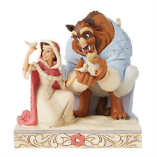 Disney Jim Shore Beauty and the Beast Winter White Woodland Figurine 4062247 picture
